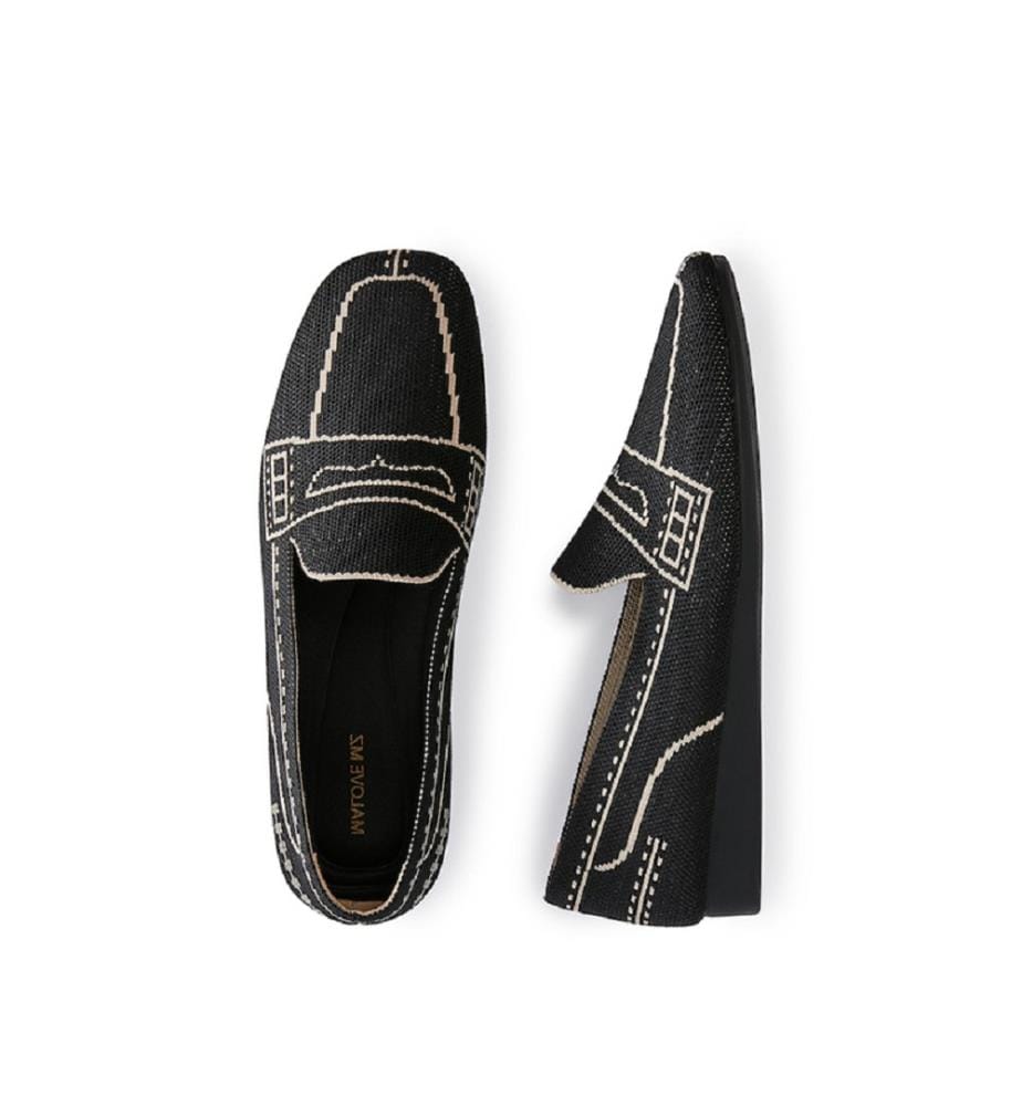 Comfort slip-on loafers - Black