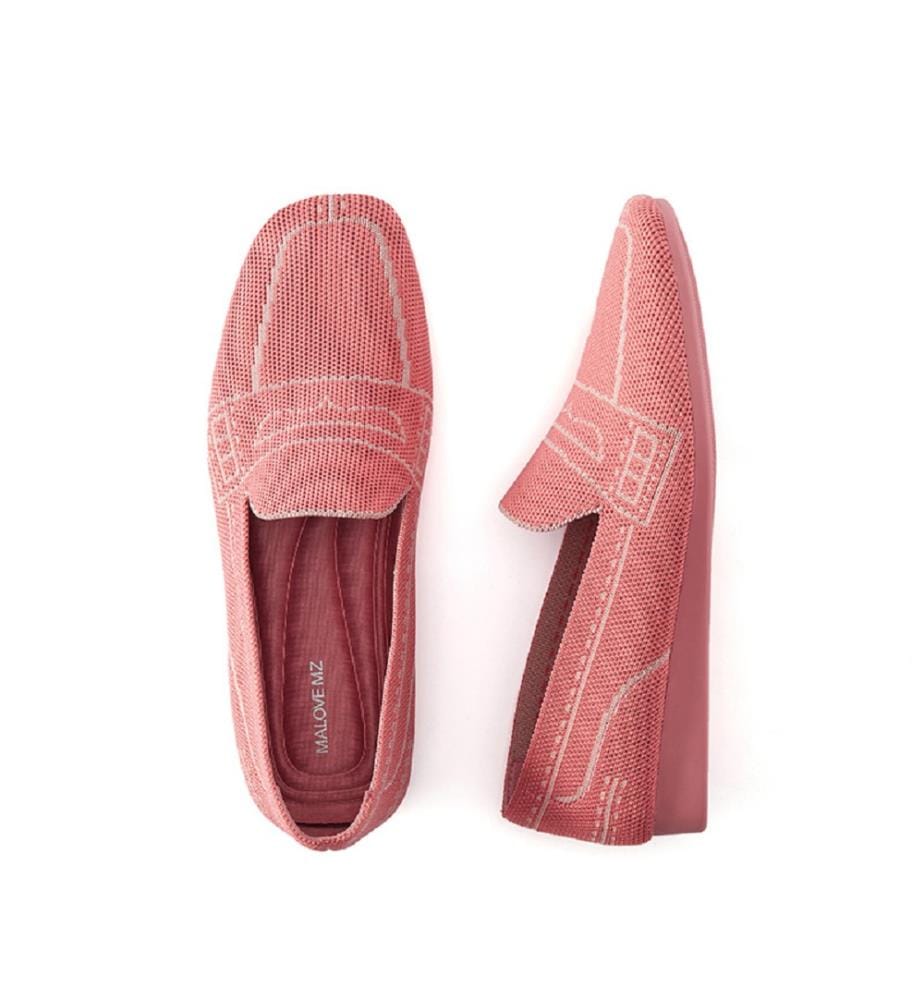 Comfort slip-on moccasins - Corail