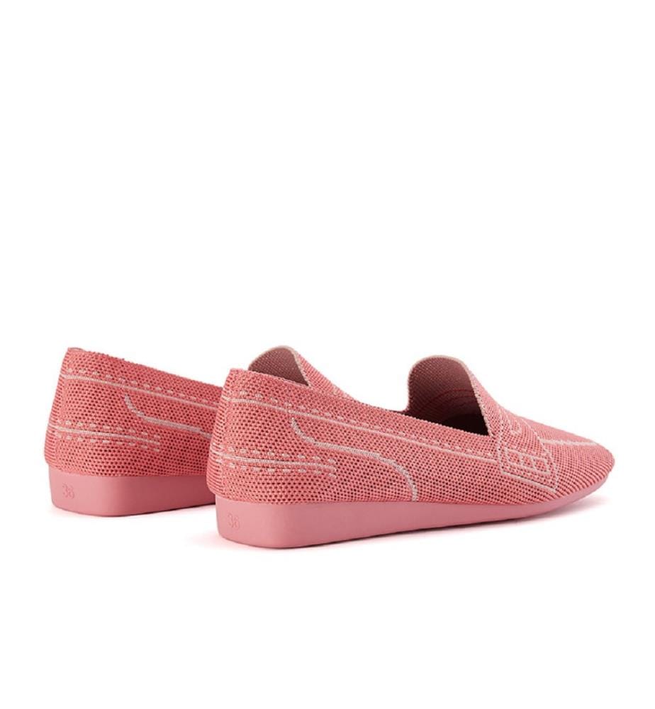 Comfort slip-on moccasins - Corail