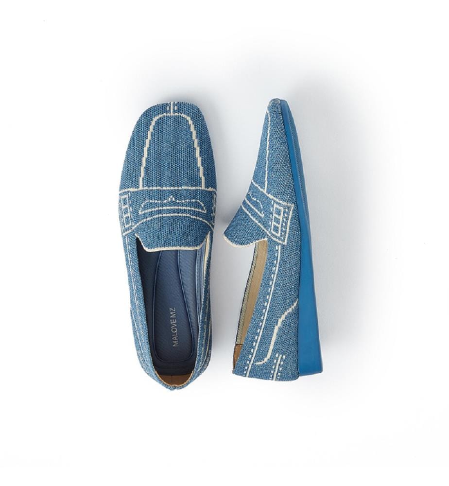 Comfort slip-on loafers - Denim