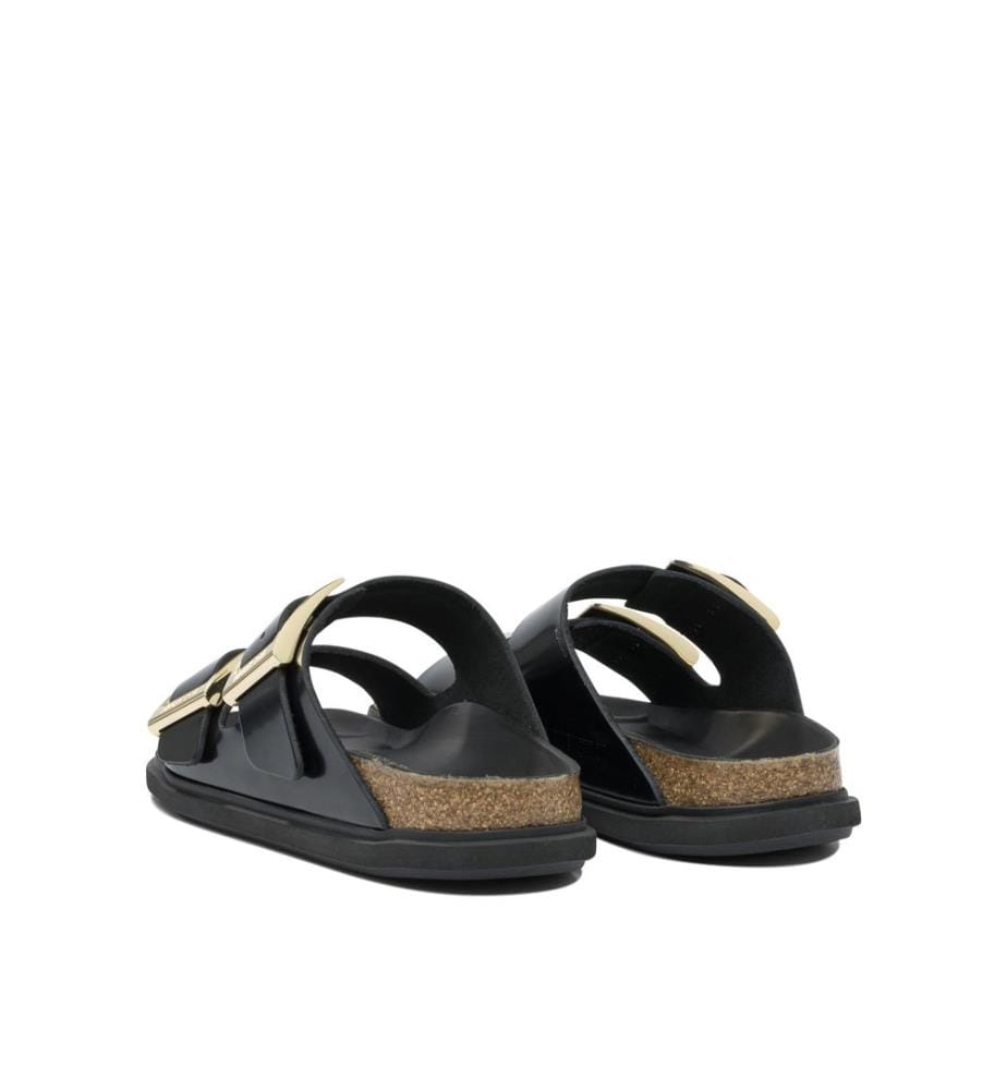 Arizona Droplet Buckle low Sandalen - Schwarz