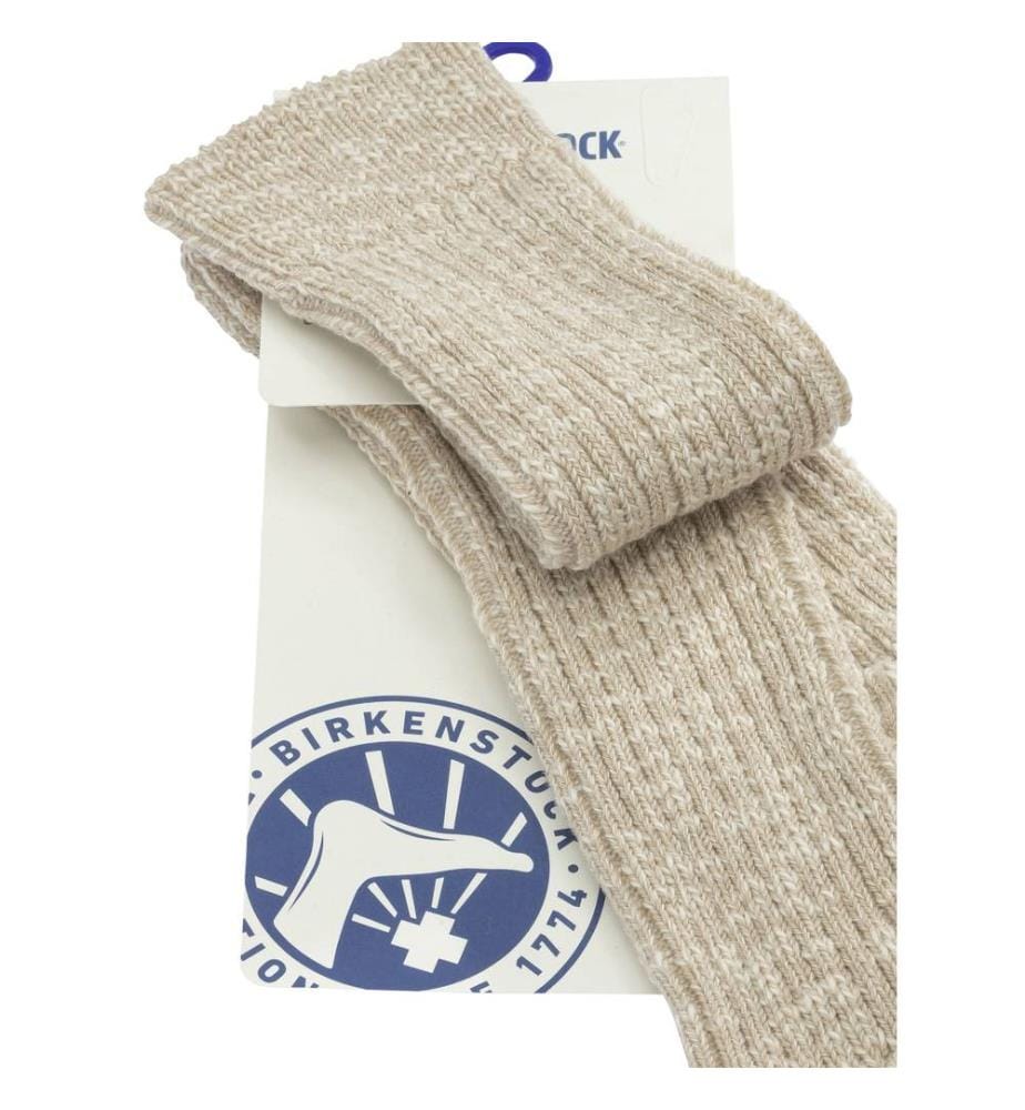 Slub Socken aus Baumwolle Socken - Beige