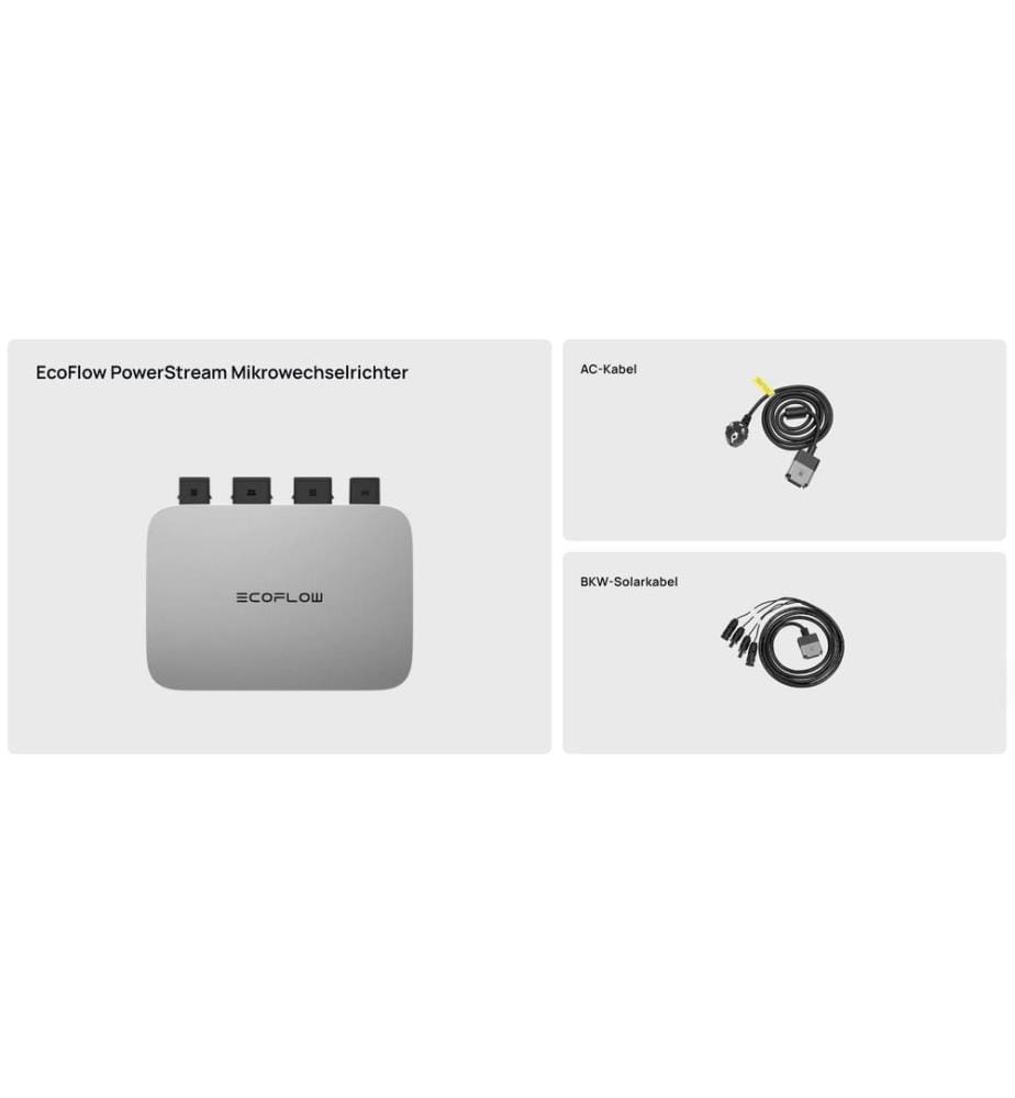ECOFLOW - Wechselrichter PowerStream 600 W CH