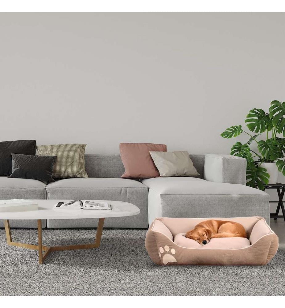 Hund- und Katzenbett Lucy L – Braun und Beige