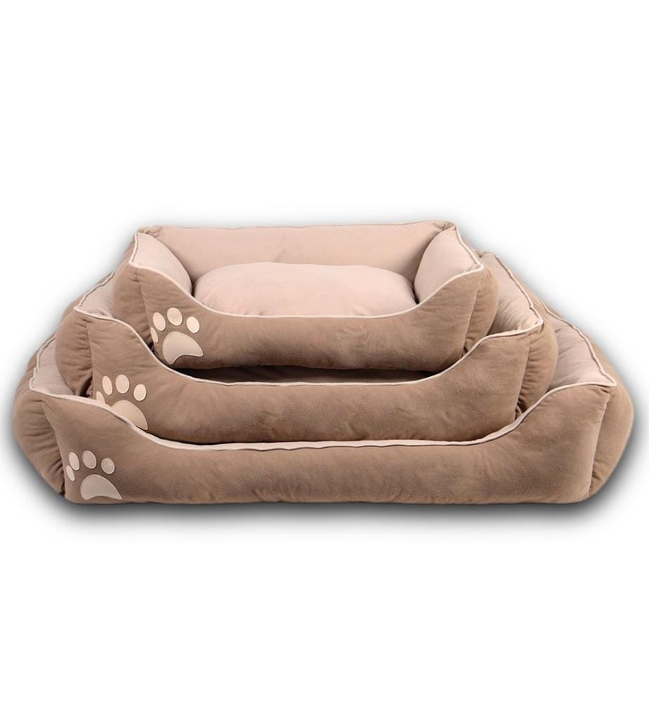 Hund- und Katzenbett Lucy L – Braun und Beige
