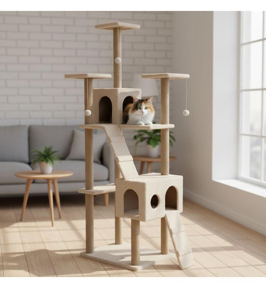 Katzenhaus – Beige