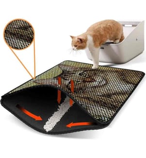 Katzenstreu-Matte – Mehrfarbig