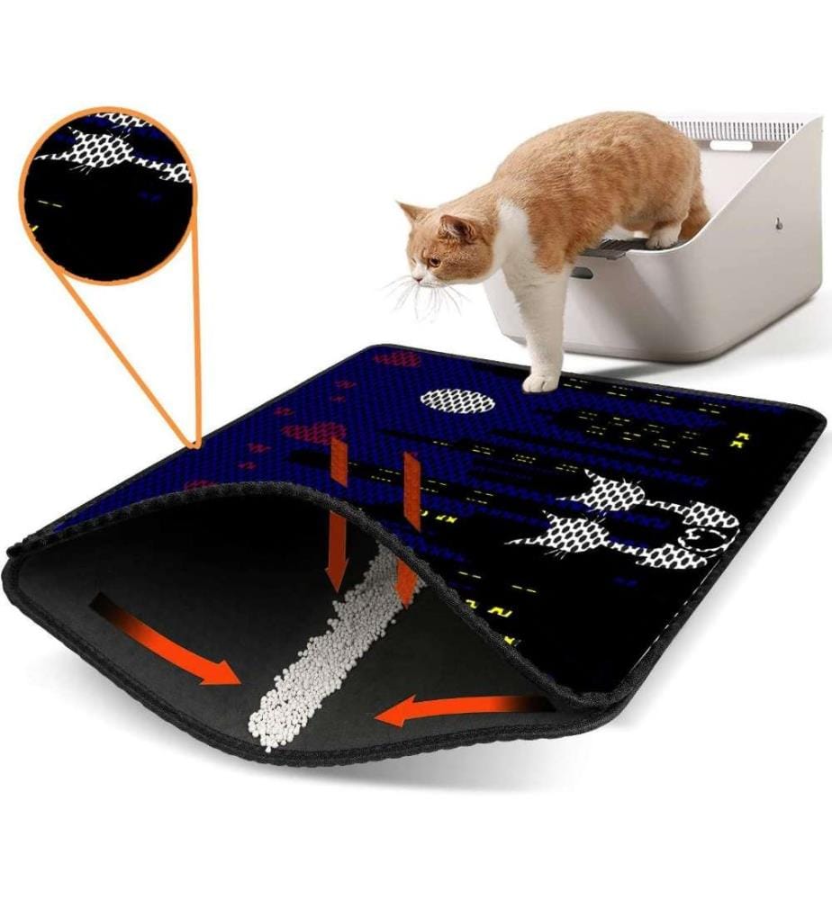 Katzenstreu-Matte – Mehrfarbig