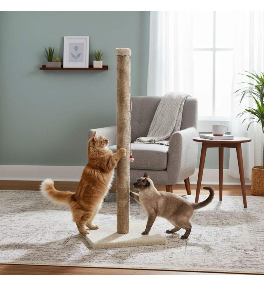 Kratzbaum für Katzen – Beige