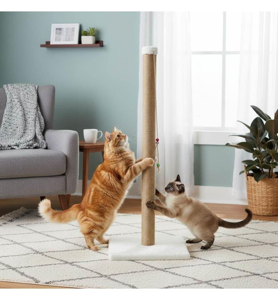 Kratzbaum für Katzen – Weiss