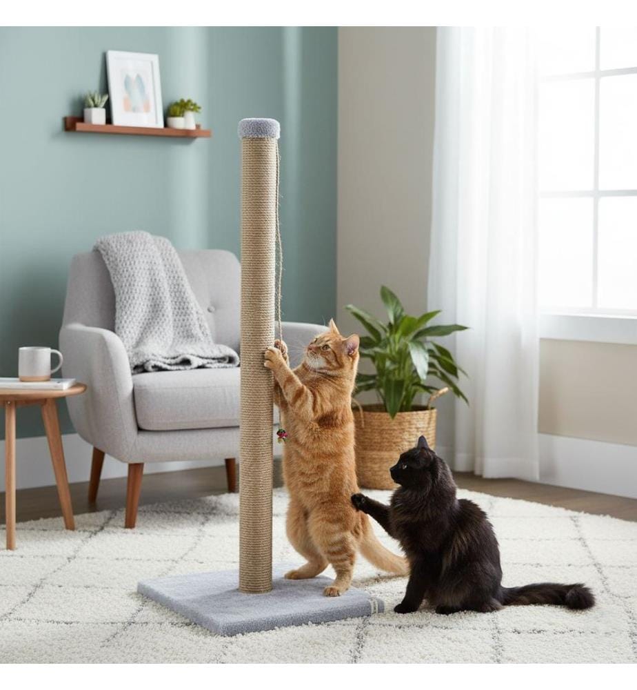 Cat Scratching Post - Gray