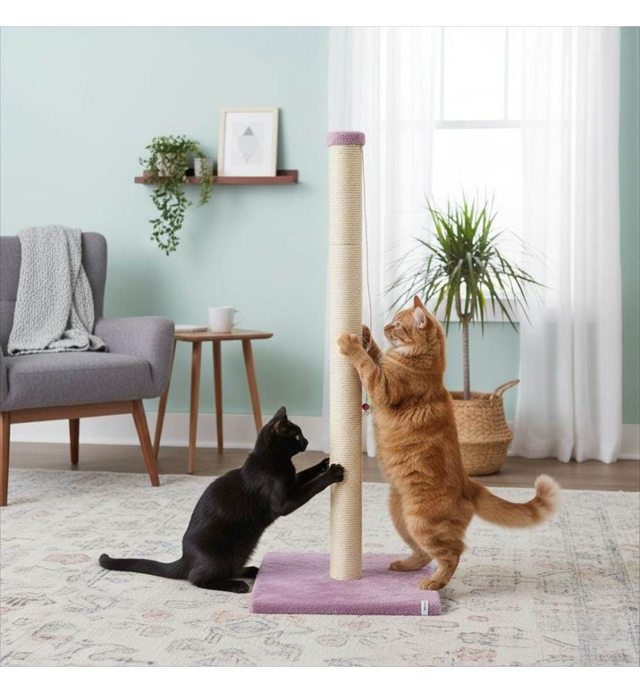 Kratzbaum für Katzen – Puderrosa