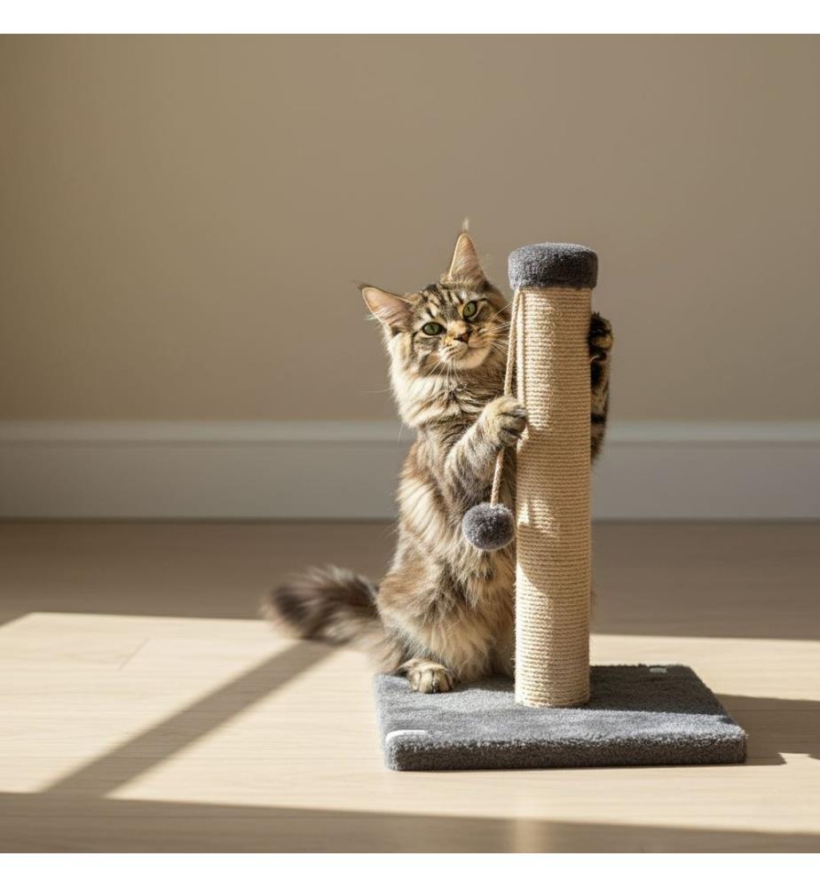 Kratzbaum für Katzen – Anthrazit