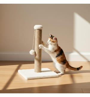 Kratzbaum für Katzen – Weiss