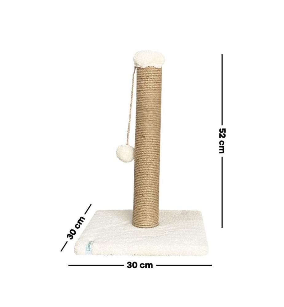 Kratzbaum für Katzen – Weiss