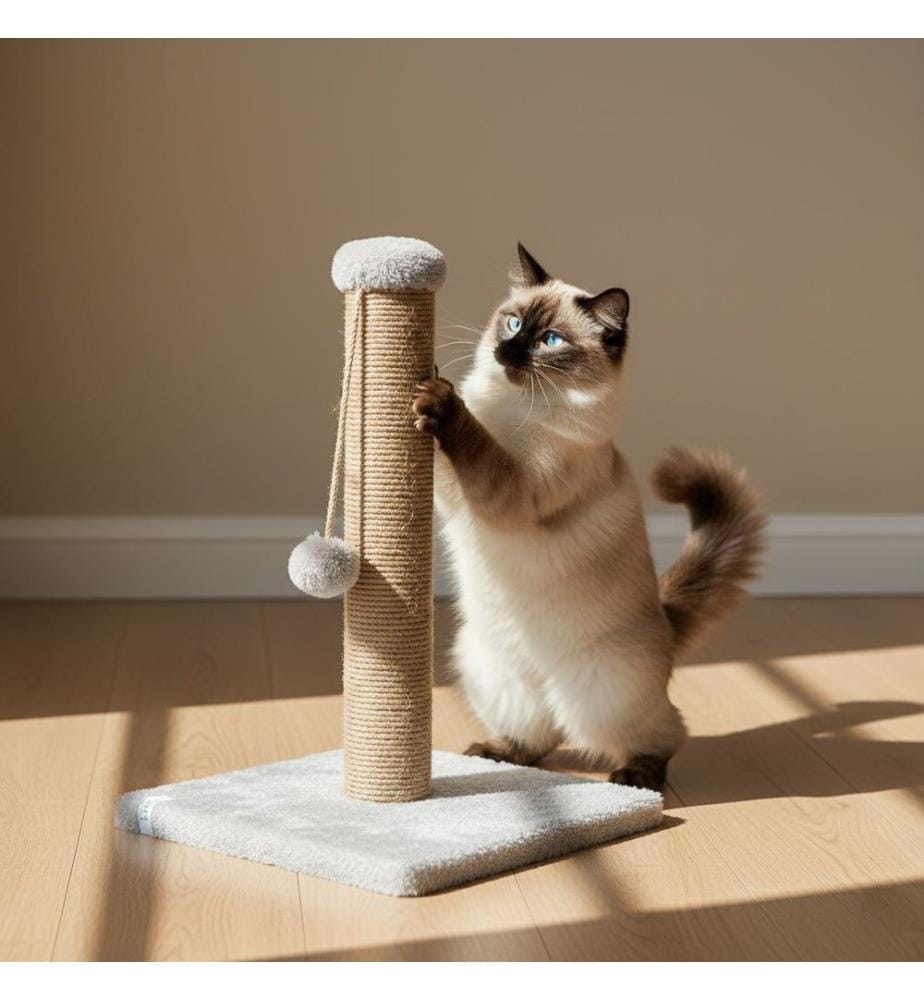 Kratzbaum für Katzen – Grau