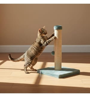 Kratzbaum für Katzen – Türkis