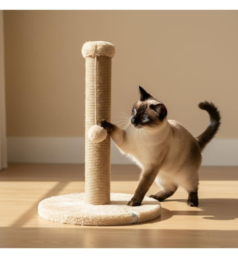 Kratzbaum für Katzen – Beige