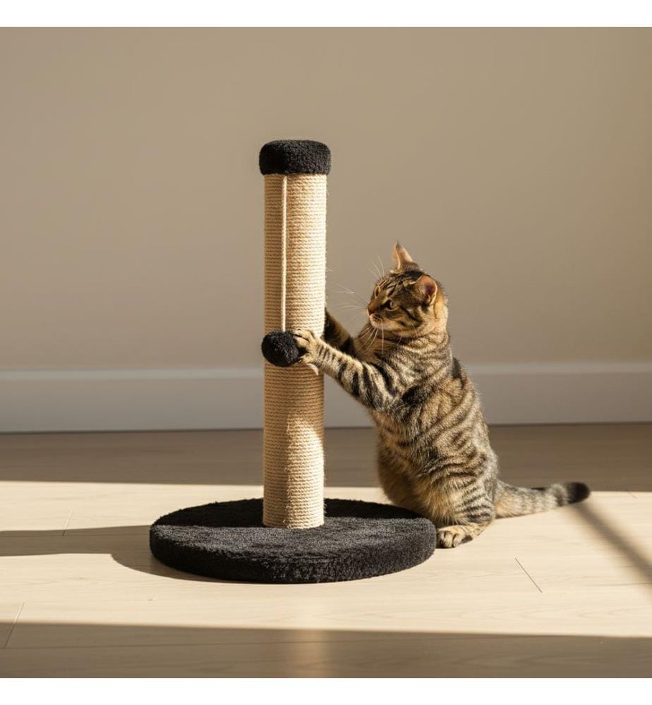 Kratzbaum für Katzen – Schwarz