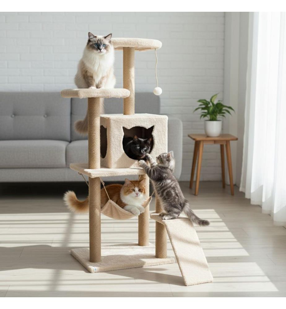 Maison pour chat - Beige