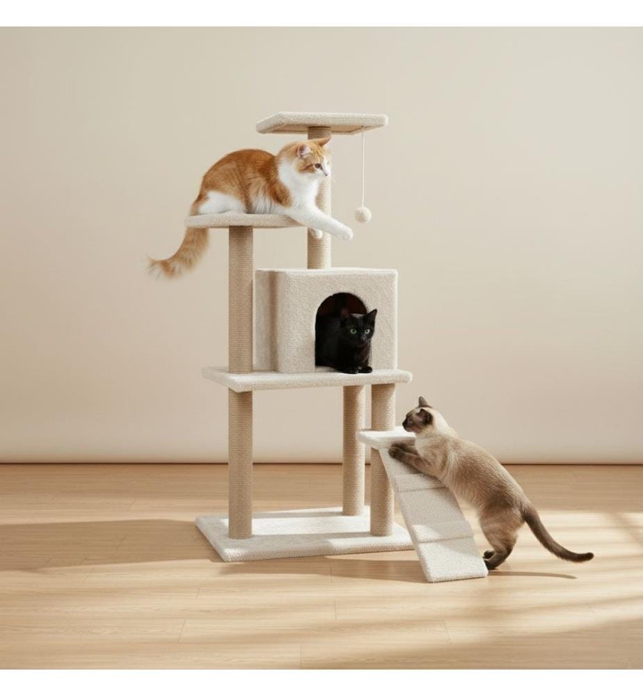 Katzenhaus – Beige