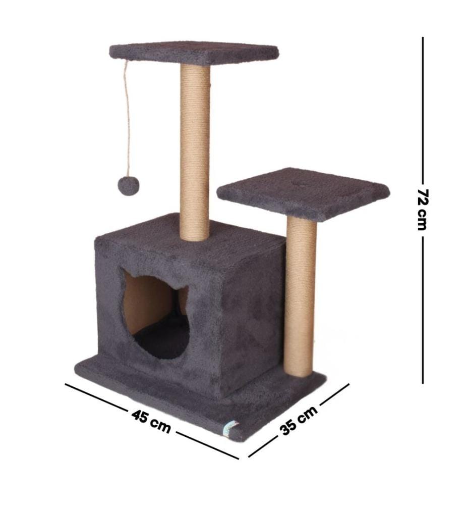 Maison pour chat - Anthracite