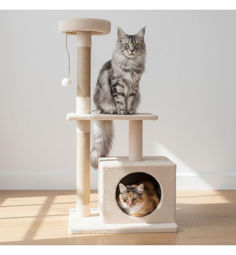 Katzenhaus – Beige