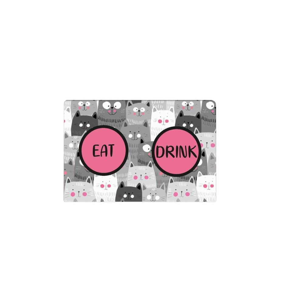Katzenstreu-Matte „Cat's Grey“ – mehrfarbig