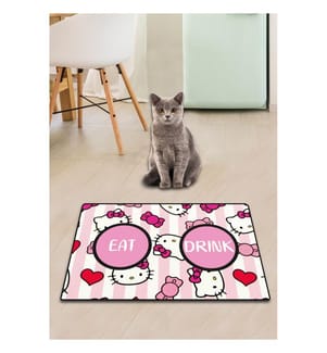 Katzenstreu-Matte „Berretto Rosa“ – mehrfarbig