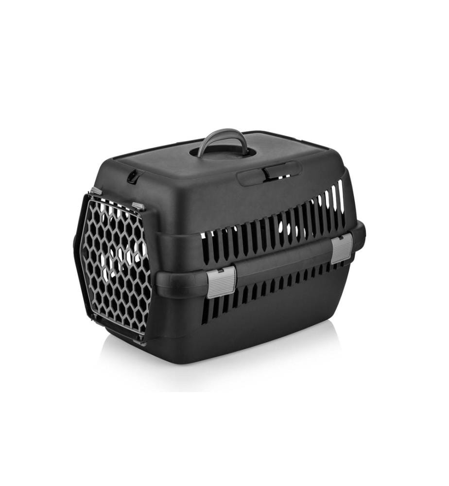 Trasportino per animali - Grigio e nero