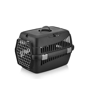 Trasportino per animali - Grigio e nero