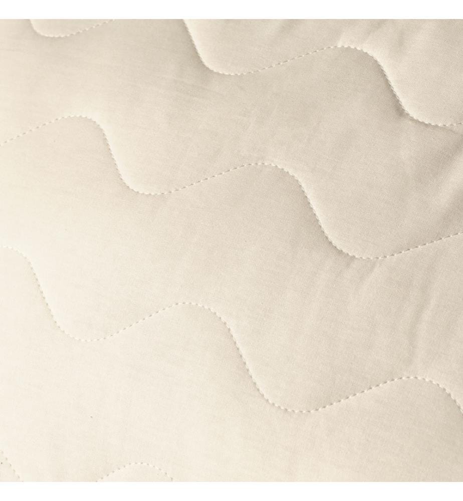 Protège-oreiller matelassé en microfibre 50x70 cm - Blanc