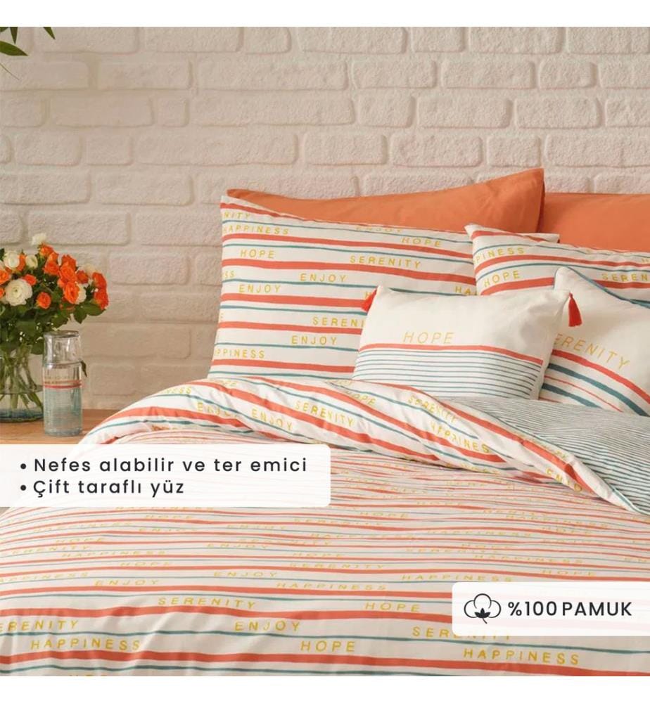 Kingsize-Bettdeckenbezug Serenity 240x220 cm - Mehrfarbig