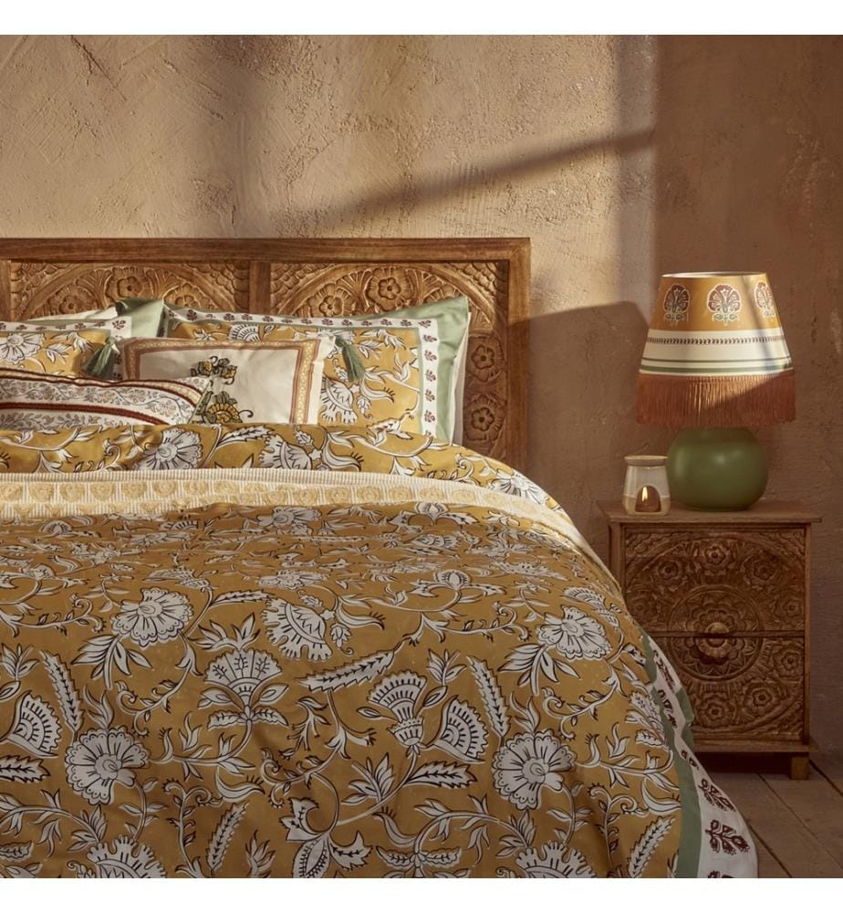 Indian double comforter cover 200x220 cm - Multicolor