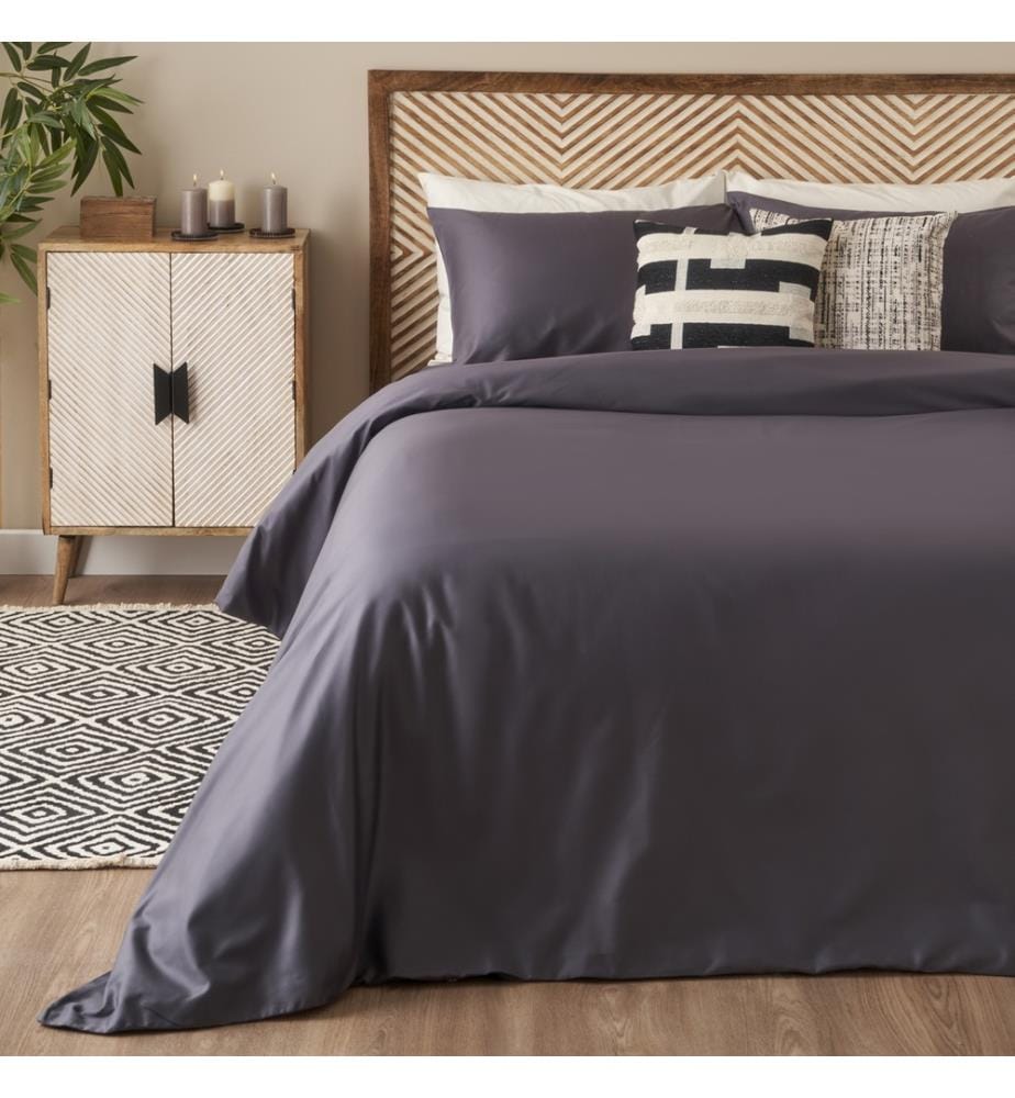 Double comforter cover Supreme 200x220 cm - Anthracite