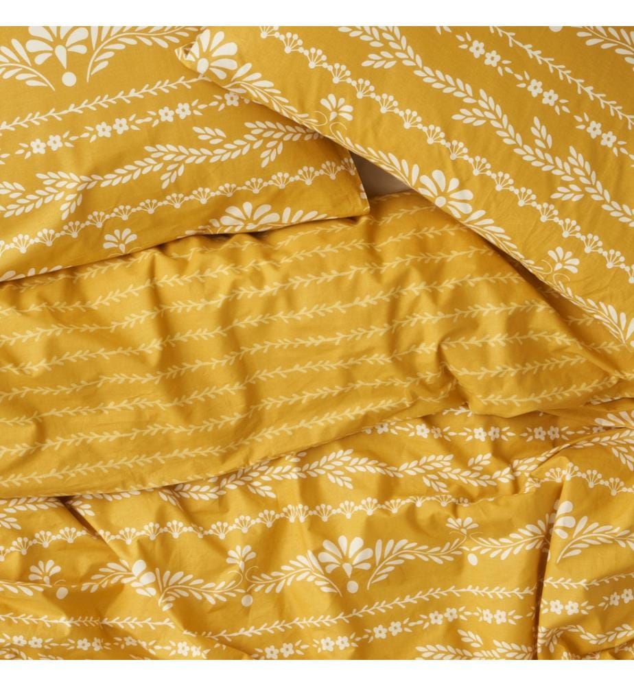 Double comforter cover Blessing 200x220 cm - Mustard