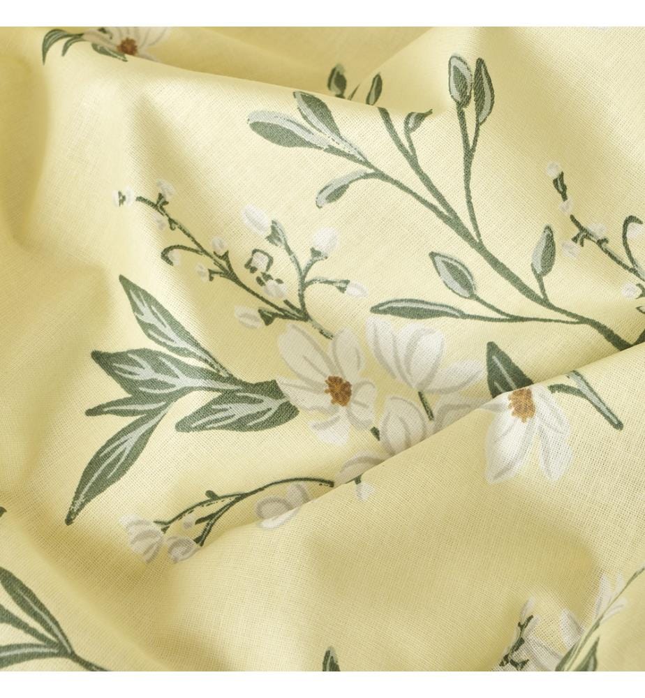Housse de couette double Nancy 200x220 cm - Jaune