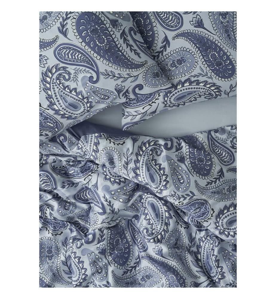 Parure de Lit Double Paisley - Bleu