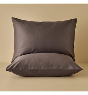 Taie d'oreiller Supreme 2 pièces 50x70 cm - Brown