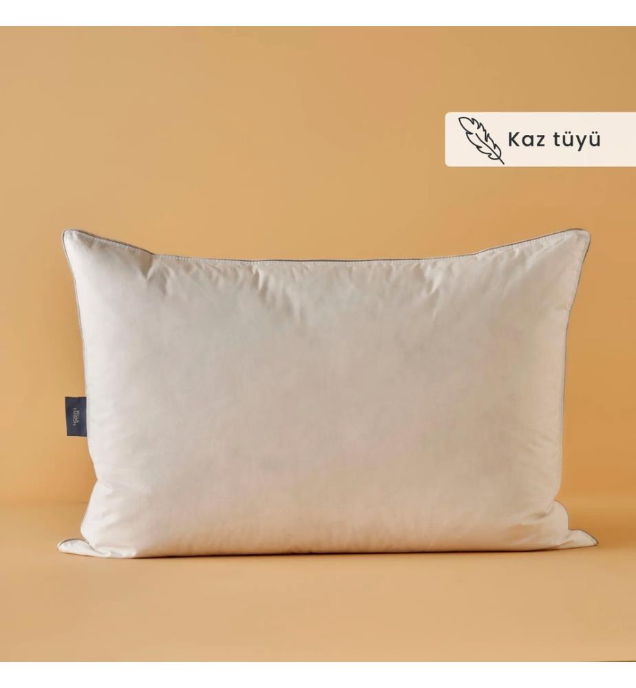 Oreiller en plumes d'oie Diamond 50x70 cm - Blanc