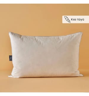 Oreiller en plumes d'oie Diamond 50x70 cm - Blanc