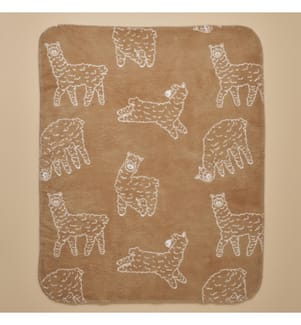 Couverture bébé Alpaga 100x120 cm - Beige