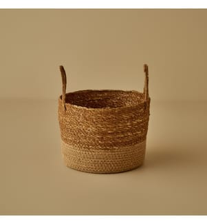 Cestino decorativo Aster 25x21 cm - Naturale