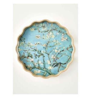 Vassoio decorativo 34 x 4 cm - Turchese