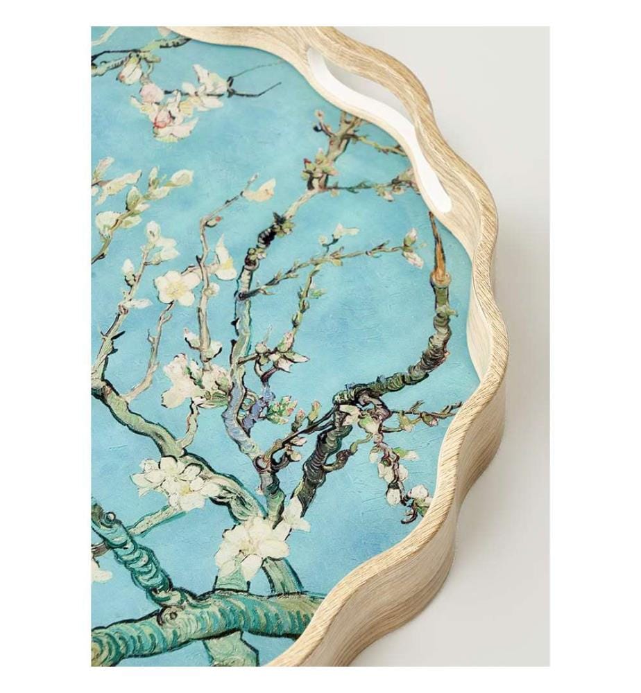 Deko-Tablett 34 x 4 cm - Türkis