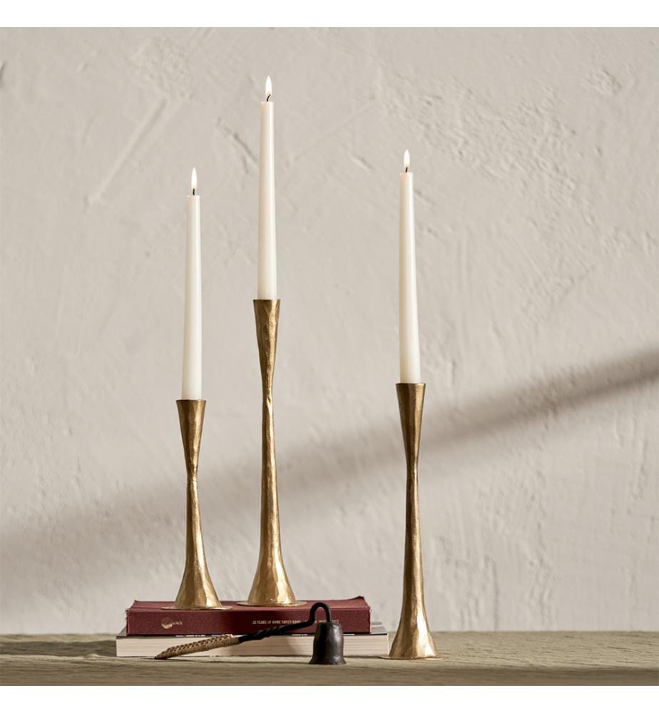 Candle Holder, 23 x 7 cm - Gold