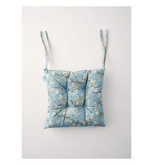 Coussin de Chaise Van Gogh Amandier en Fleurs - Turquoise