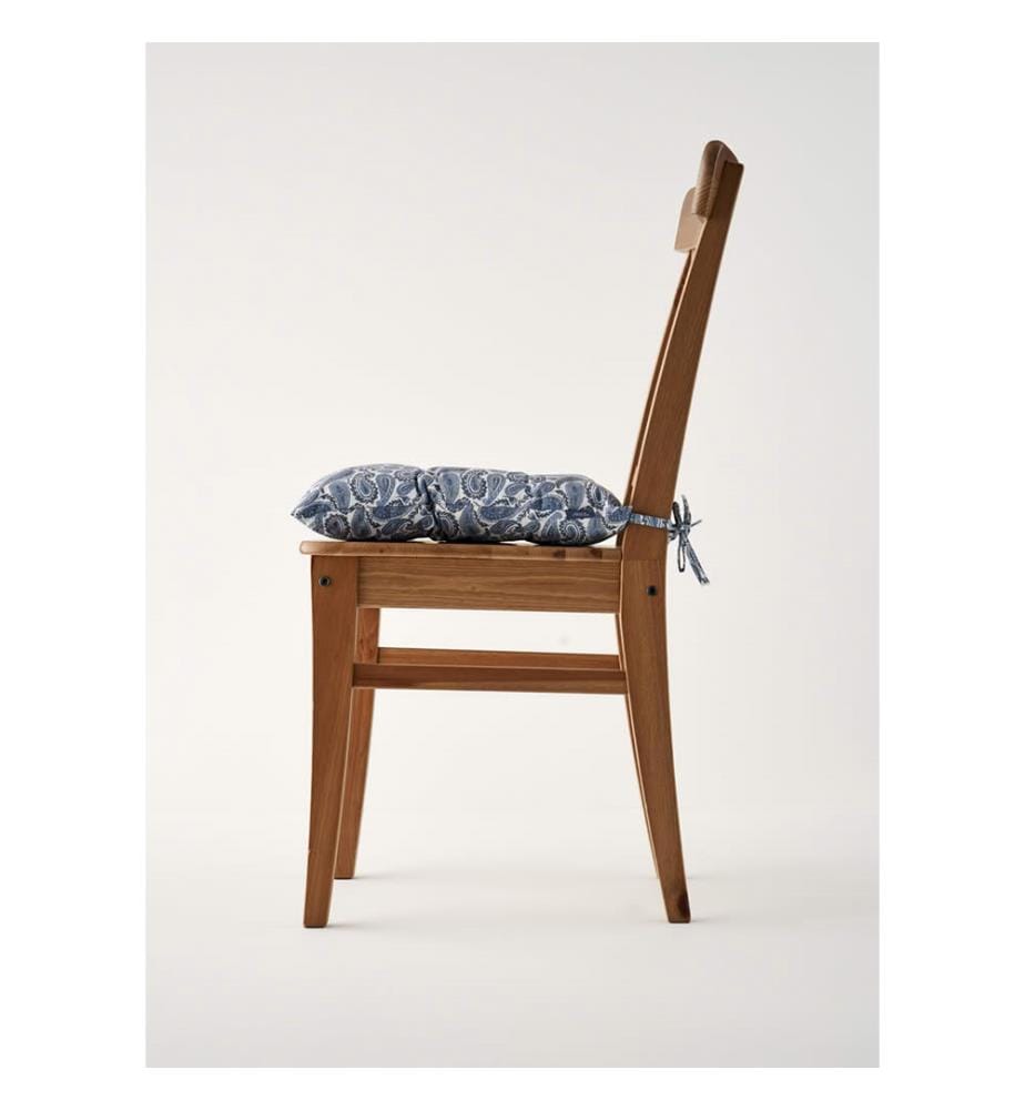 Coussin de Chaise Paisley - Bleu