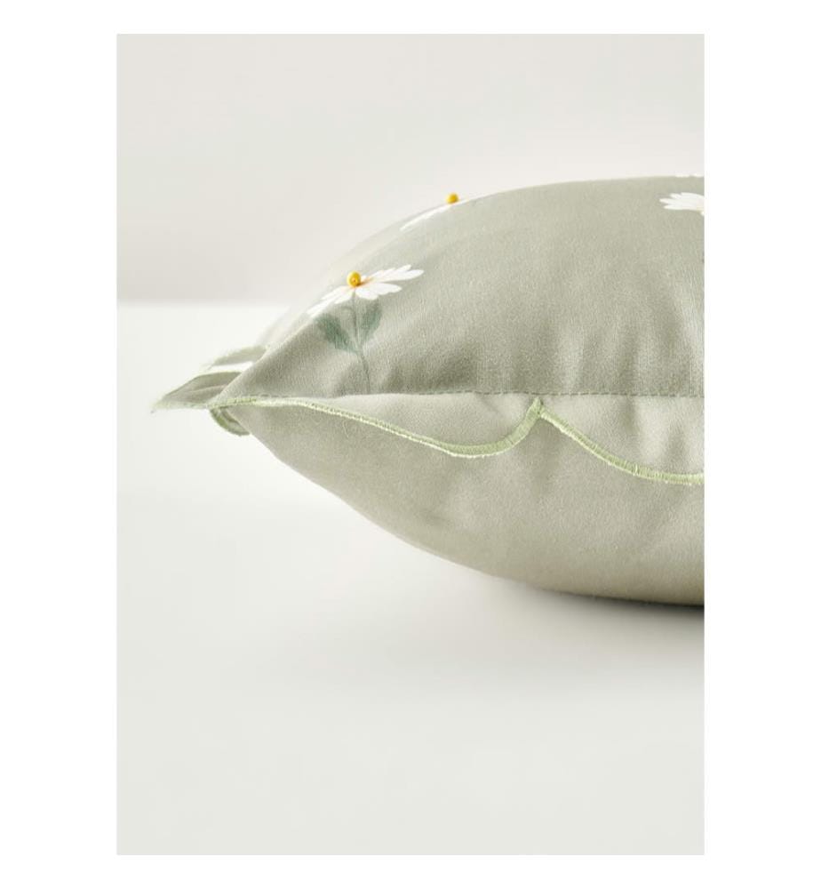 Fodera decorativa per cuscino con perline Daisy - Beige