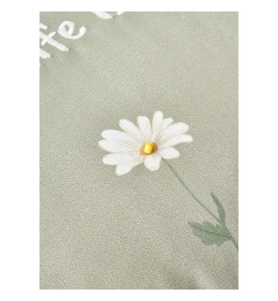 Fodera decorativa per cuscino con perline Daisy - Beige